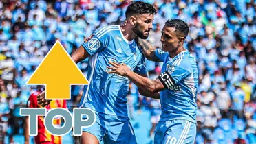 Yotún e Ignácio celebrando gol (Foto: Andina)