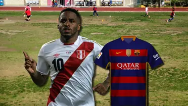 Peruano que se puso la casaca del Barça y era el nuevo Farfán, hoy juega en 2da