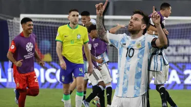 Mira cómo celebró Messi que Argentina eliminó a Brasil e irá a los JJOO en París