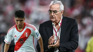 Jorge Fossati y Piero Quispe en la Selección Peruana. (Foto: La Bicolor)