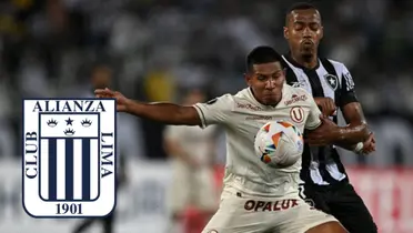 Universitario de Deportes enfrentando a Botafogo por la Libertadores. (Foto: AFP)