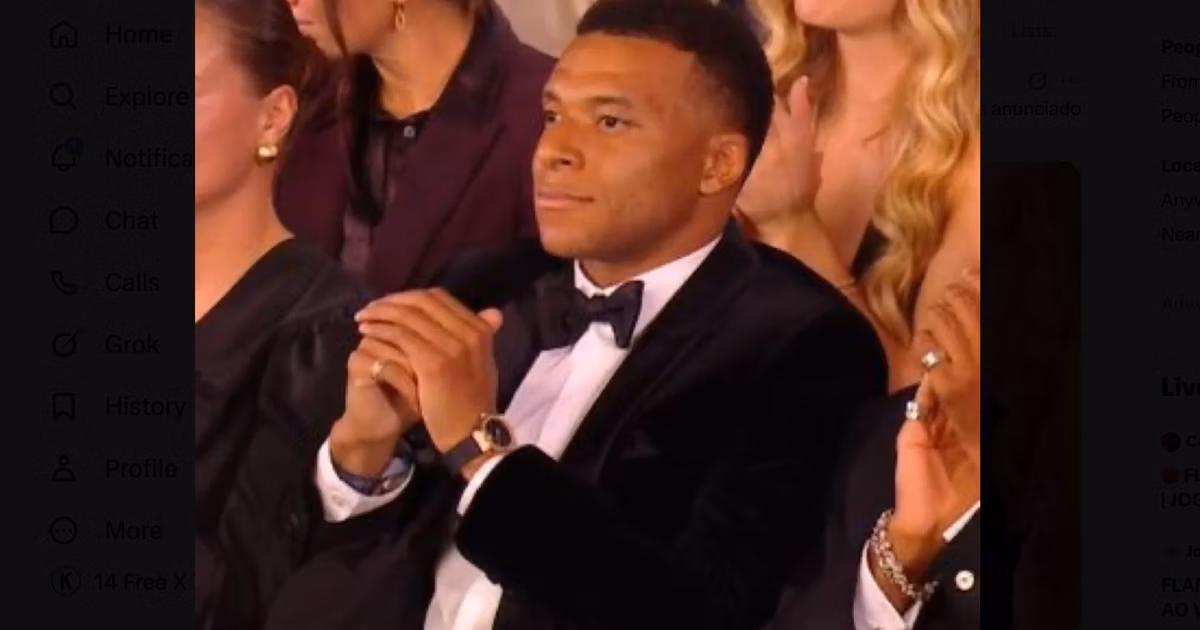 Mbappé muestra su indignación tras perder el Balón de Oro 2026 ante Harry Kane
