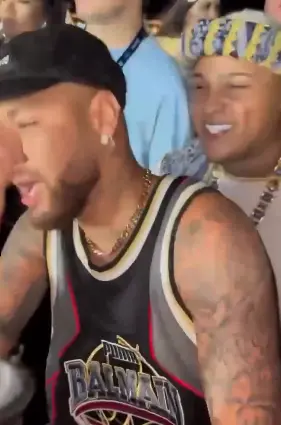 Neymar en su crucero