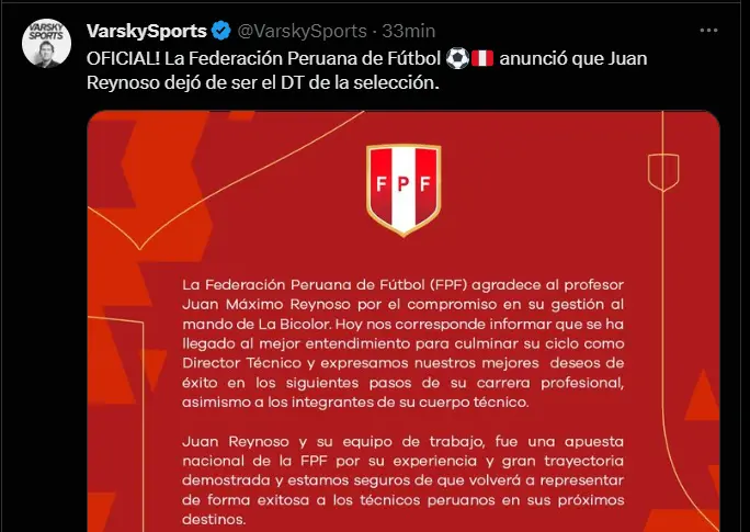 Fuente: @VarskySports