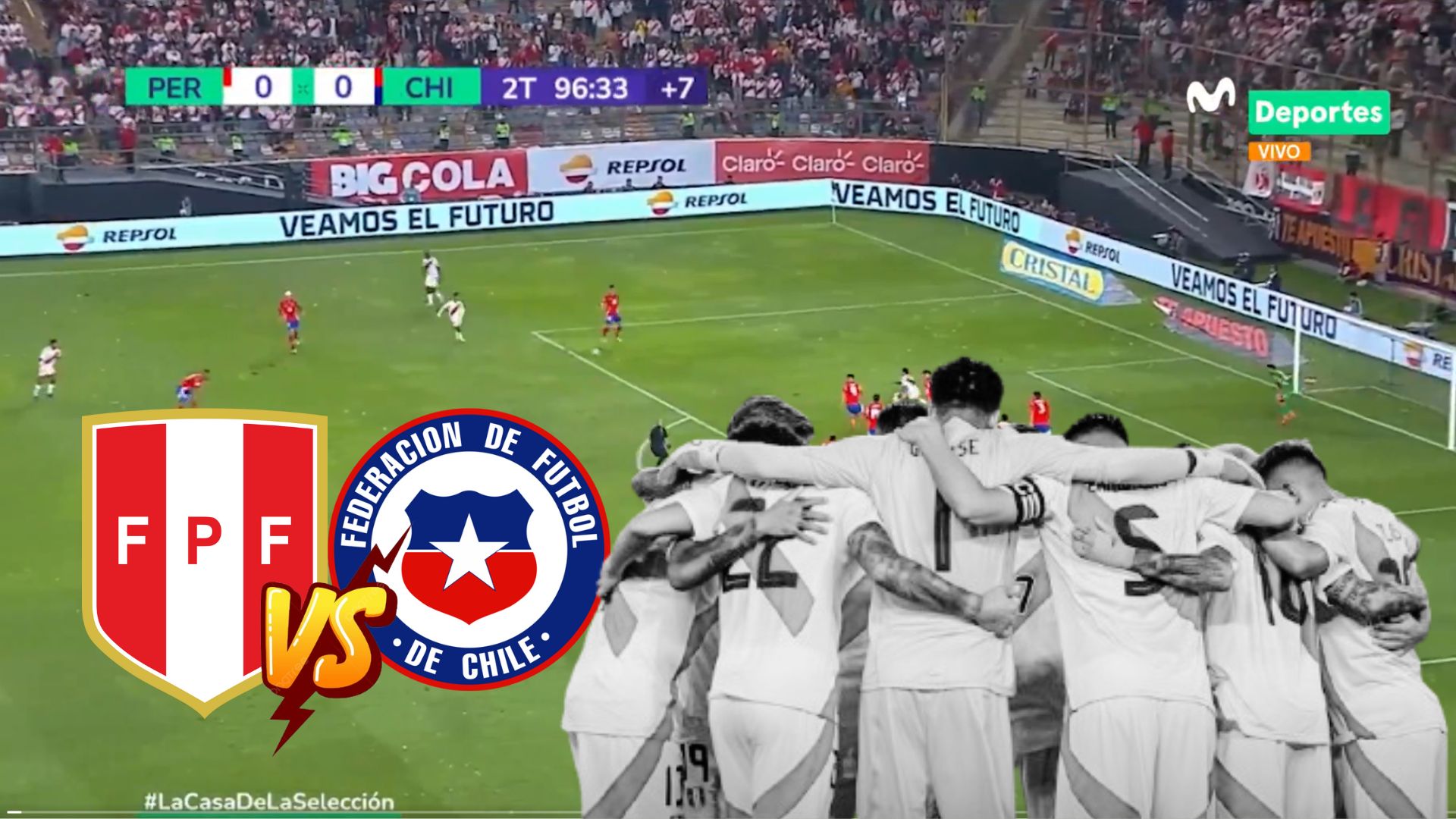 Anulo (FOTO) Así quedaron los jugadores de la Bicolor luego de que el VAR ...